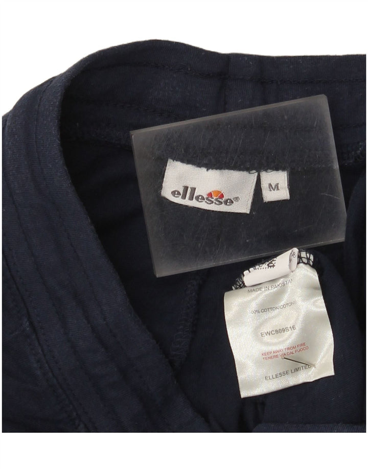 Pantaloni de trening Ellesse pentru femei UK 14 Medium Bleumarin Bumbac