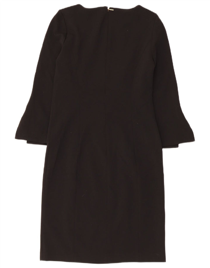 Rochie Dkny pentru femei cu mâneci 3/4 US 2 XS poliester negru