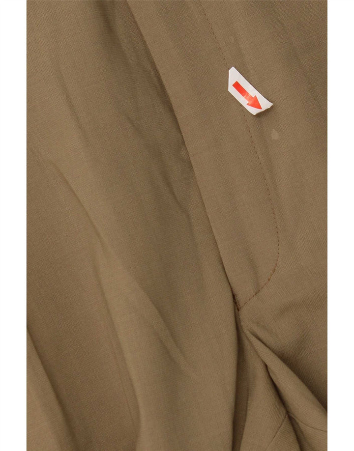 Pantaloni de costum pentru bărbați Marks & Spencer L44 L29 poliester bej