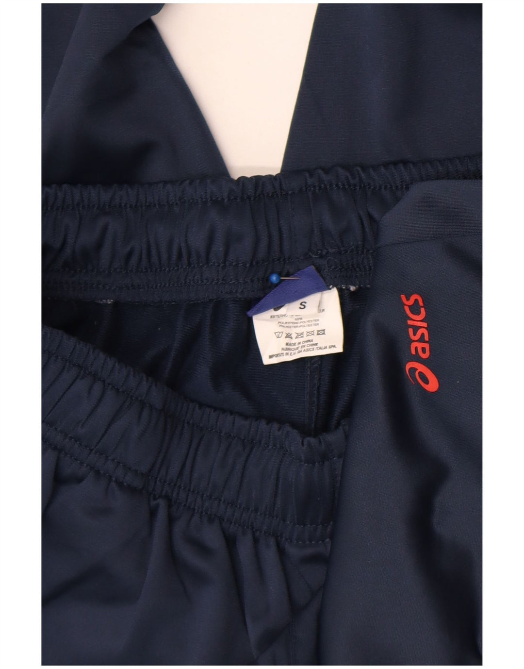 Pantaloni de trening Asics pentru bărbați, poliester, albastru mic