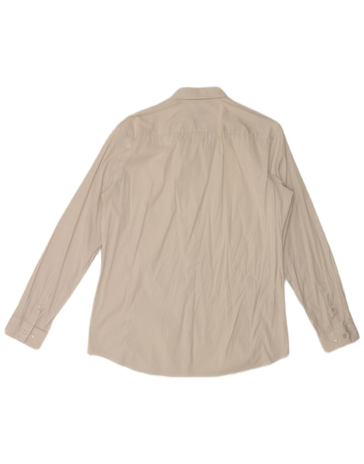 Cămașă pentru bărbați Hugo Boss Slim Fit Mărimea 42 Bumbac alb mare
