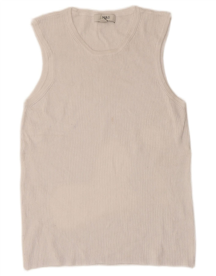 Vestă pentru femei Marks & Spencer UK 14 Medium White