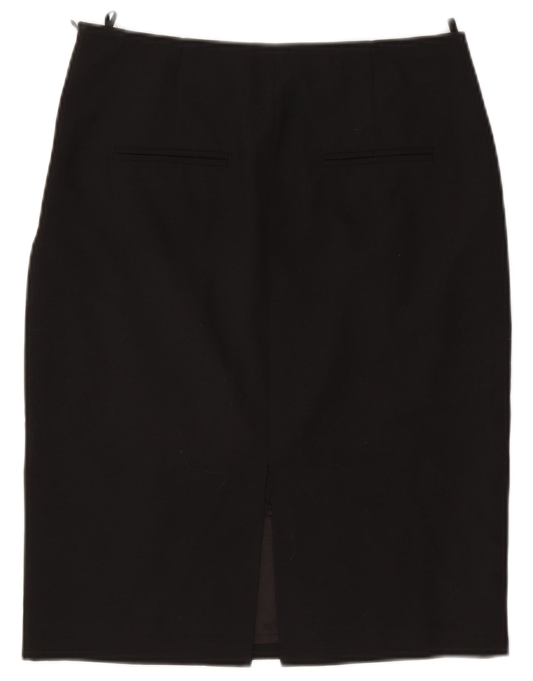 Fusta creion pentru femei Benetton UK 10 Small W27 Poliester negru
