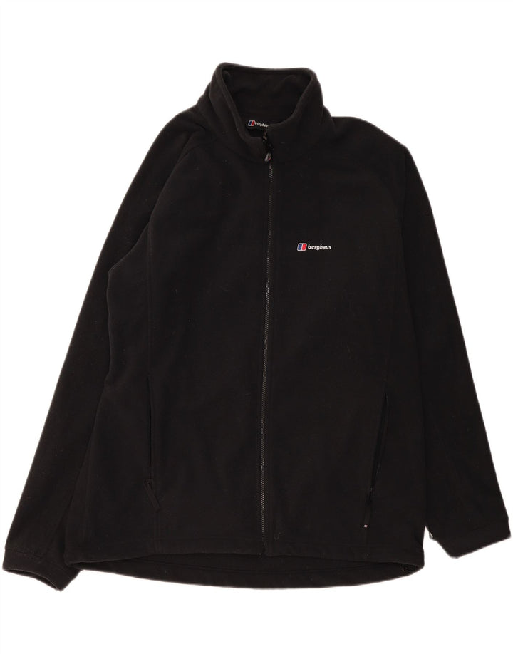 Jachetă fleece pentru bărbați Berghaus UK 44 2XL poliester negru