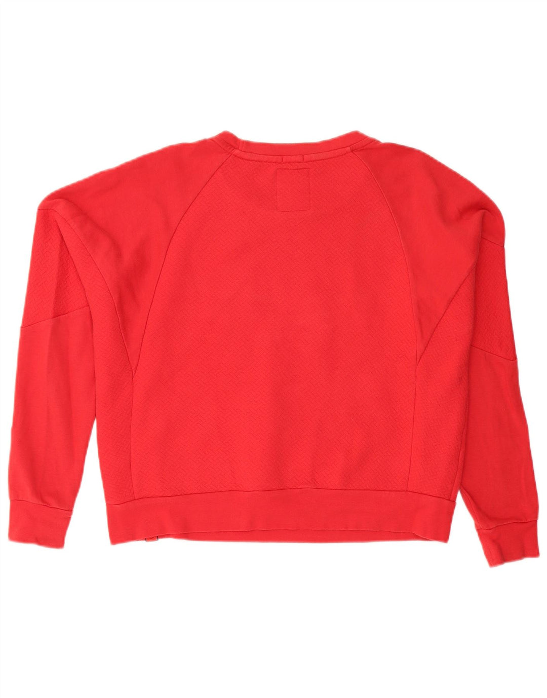 Pulover supradimensionat cu grafic Superdry pentru femei UK 10 Bumbac albastru mic