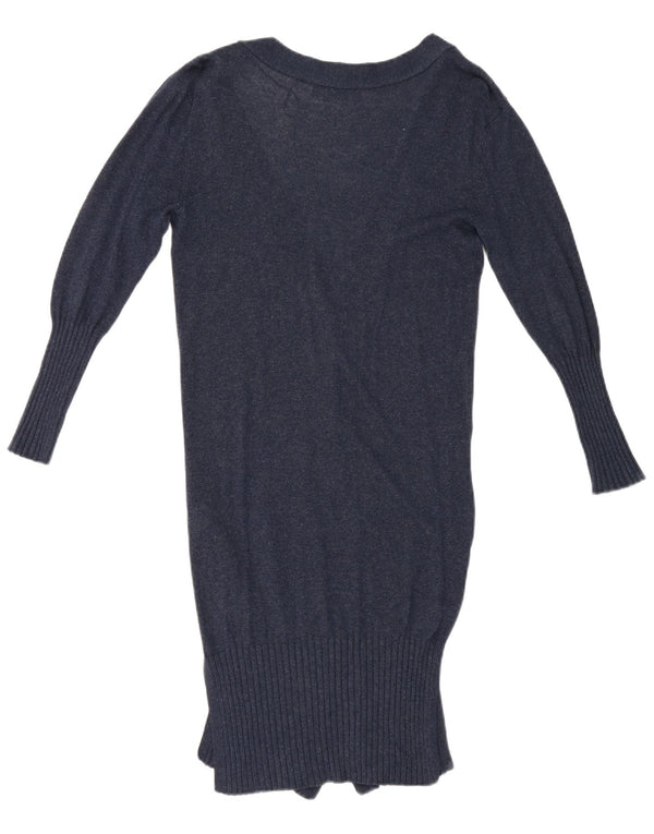 Pulover cardigan cu paragate pentru femei Marks & Spencer UK 10 Mic bleumarin