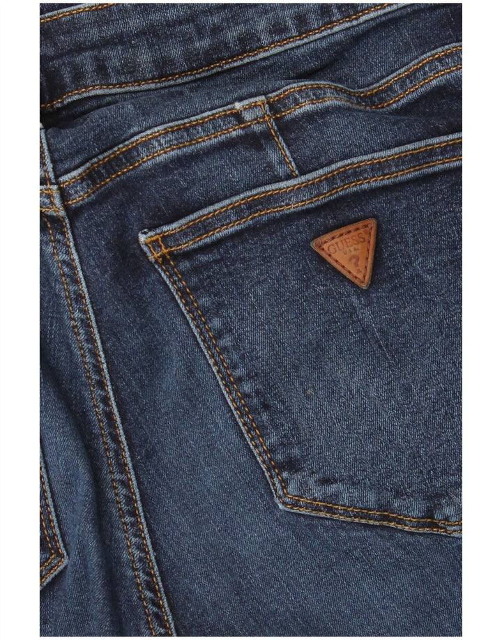 Blugi slim pentru femei Guess W26 L26 bleumarin