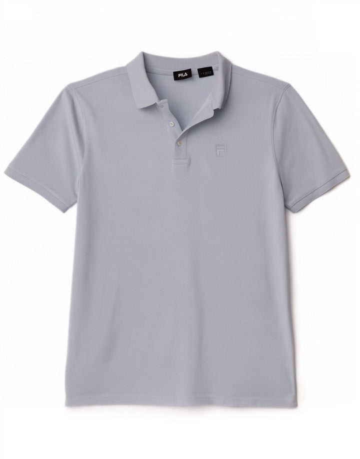 Tricou polo Fila pentru bărbați, mare, albastru, bumbac