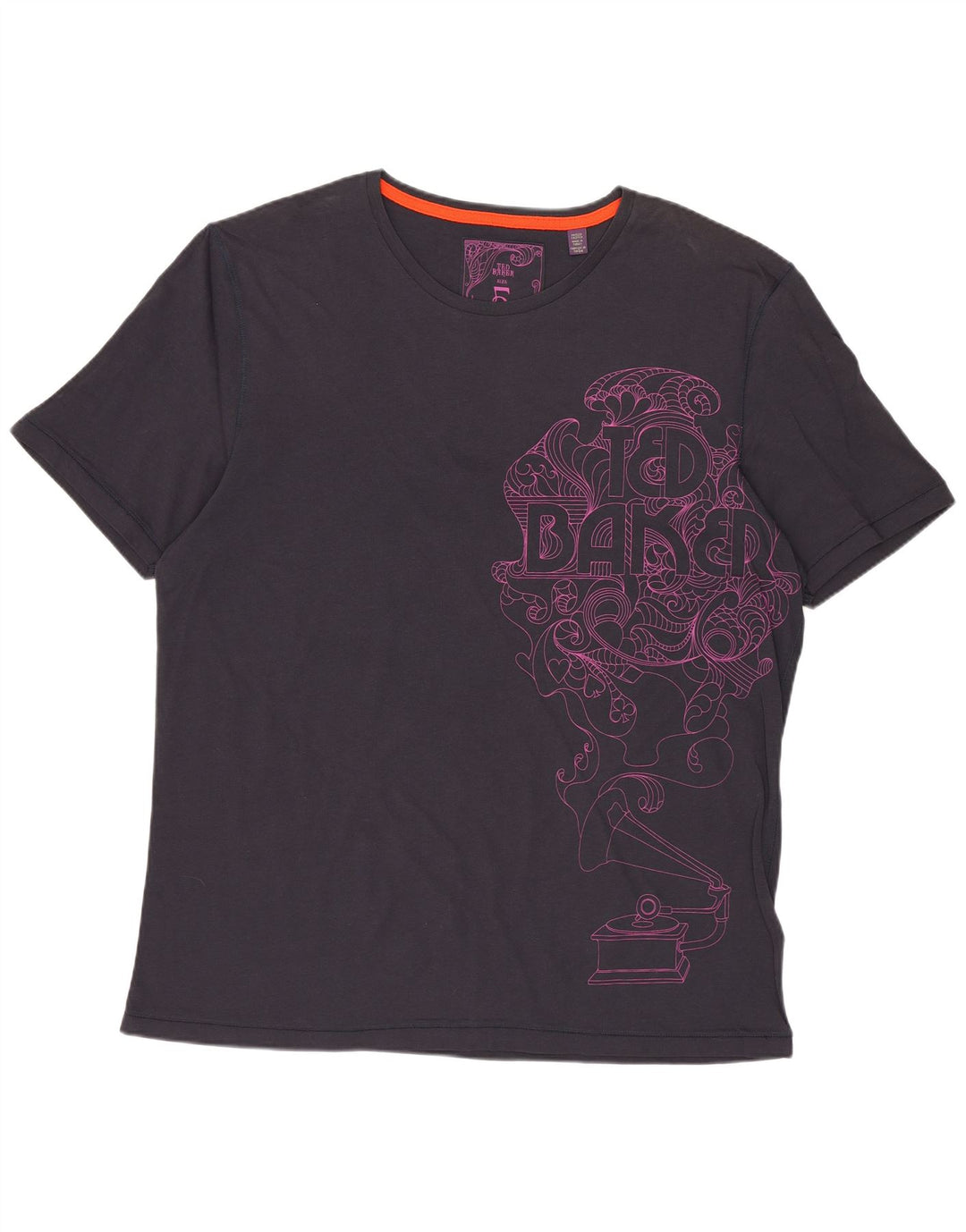 Tricou grafic pentru bărbați Ted Baker Mărimea top 5 XL Bumbac bleumarin