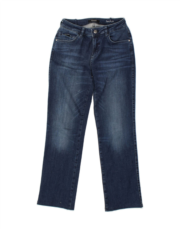 GUESS Womens Straight Jeans W29 L29  Blue Cotton Vintage Guess and Second-Hand Guess from Messina Hembry 