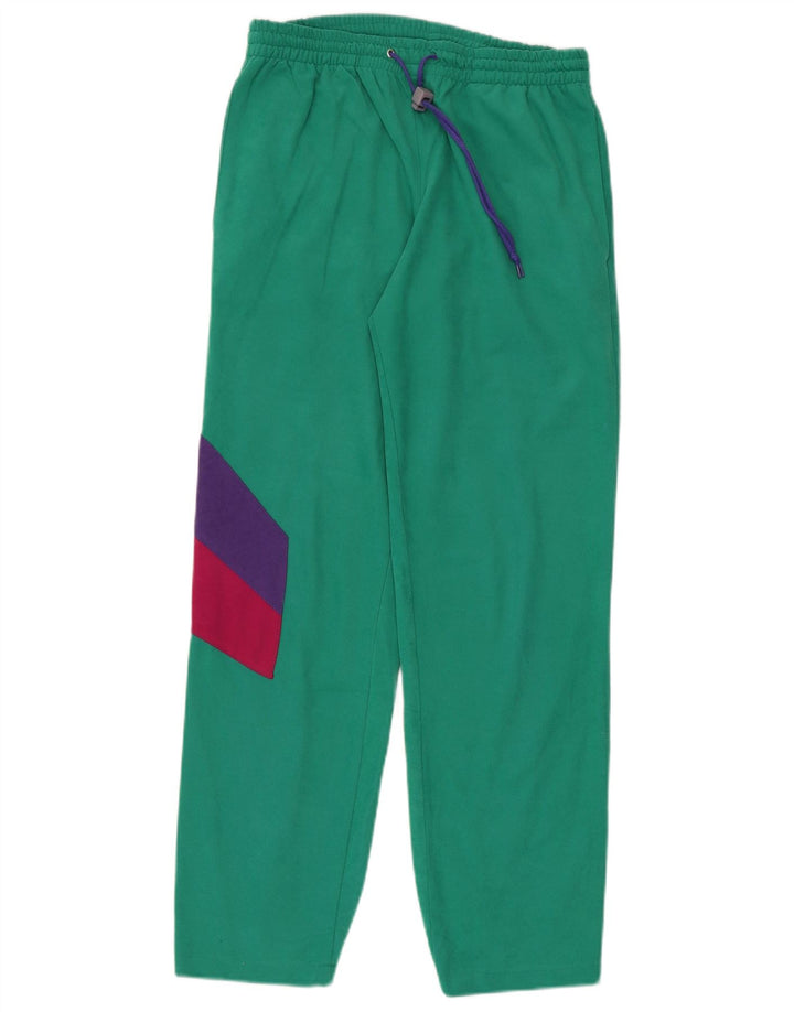 Trening Vintage pentru femei UK 14 Medium Green Colorblock Poliester