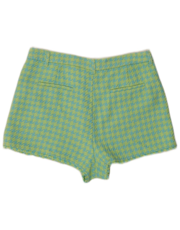 Pantaloni scurți casual Zara, cu talie înaltă, pentru femei, 2XL W34, bumbac cu picioare de găină