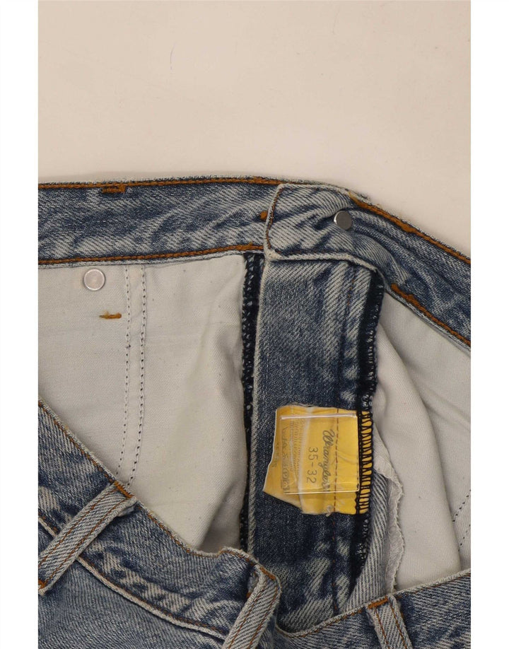 Blugi drepte pentru bărbați Wrangler Texas W35 L32 Bumbac albastru