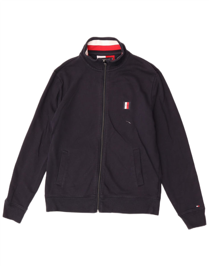 Jachetă de trening pentru bărbați Tommy Hilfiger, mare, albastru, bumbac