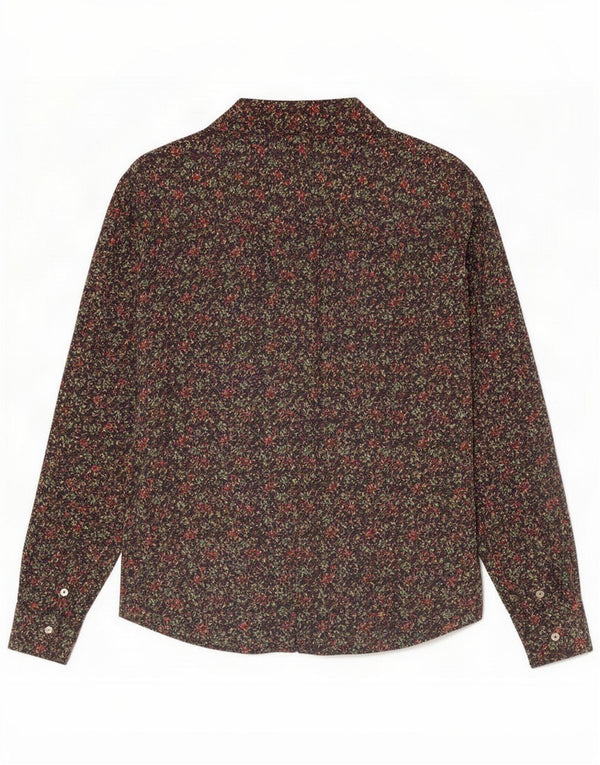 Benetton Cămașă pentru femei UK 12 Medium Bleumarin Floral