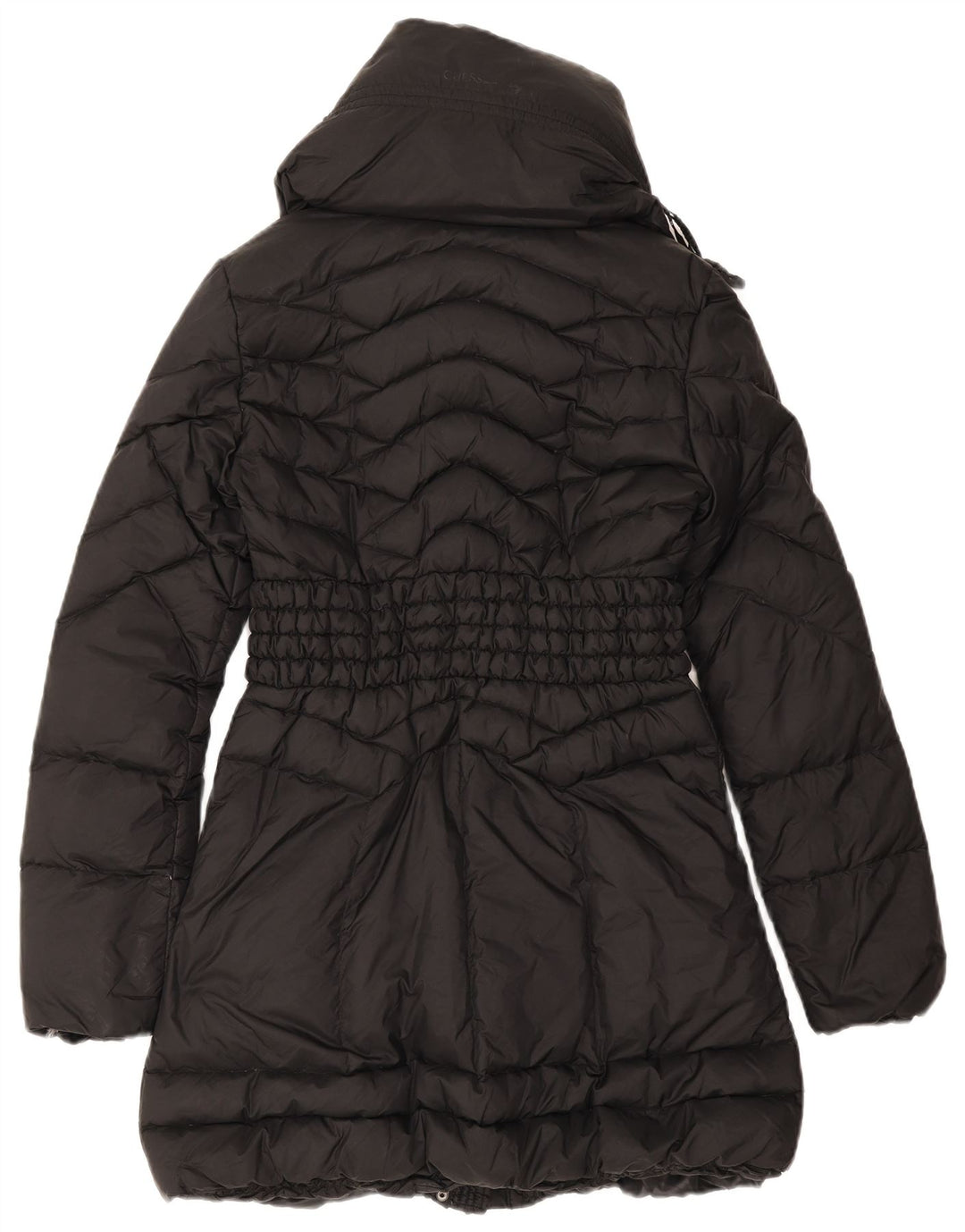 Palton căptușit pentru femei Guess UK 8, poliester negru mic