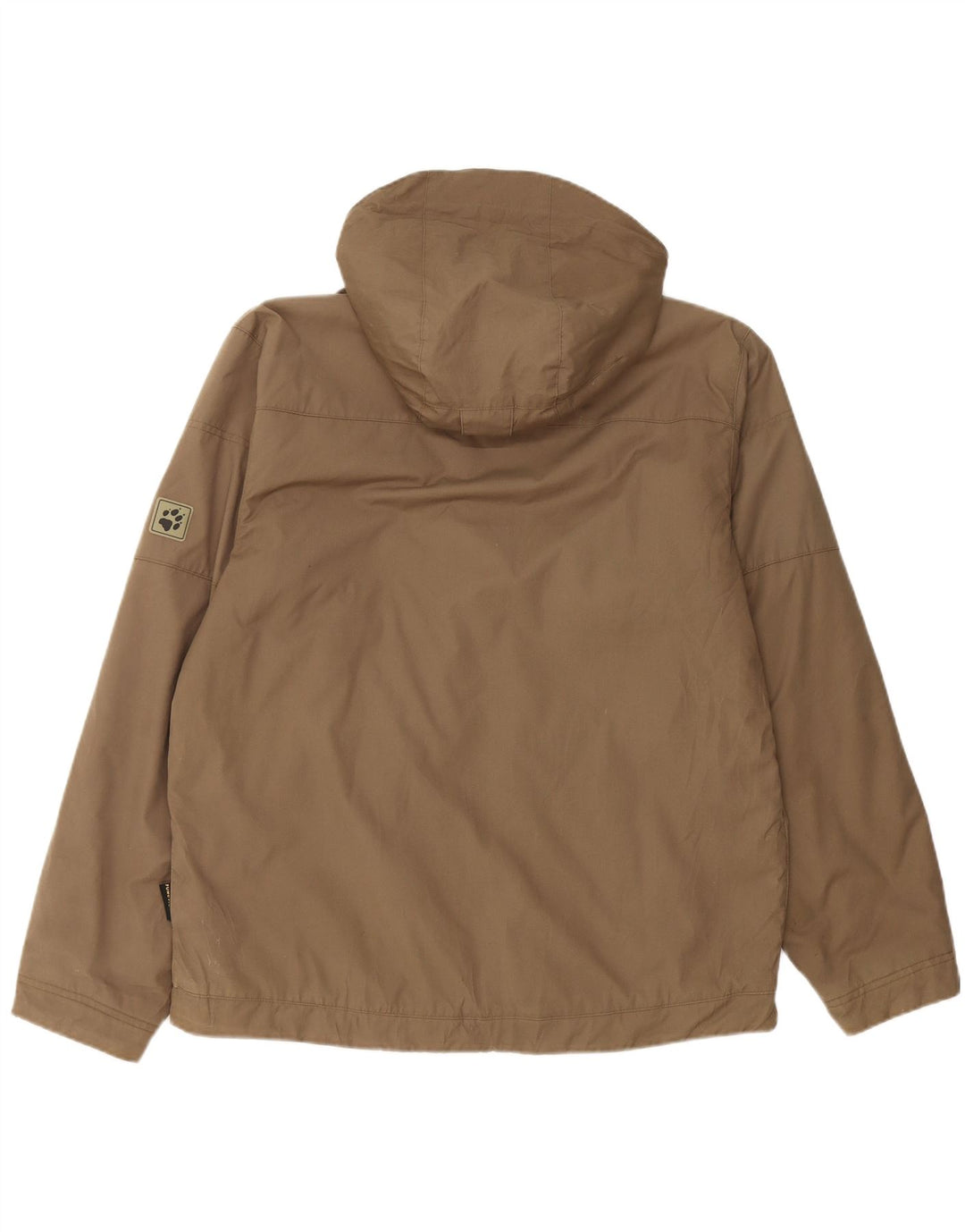 JACK WOLFSKIN Jachetă de vânt cu glugă pentru bărbați UK 40/42 Large Khaki