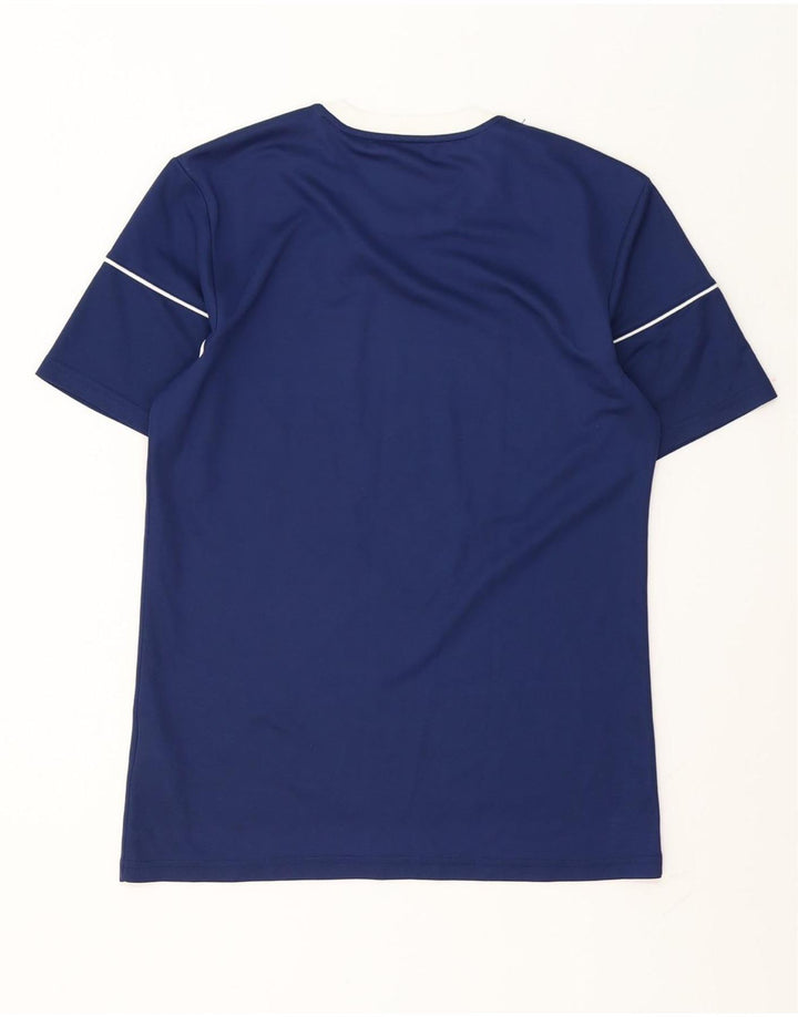 Tricou Adidas Climalite pentru bărbați Top mic, poliester bleumarin