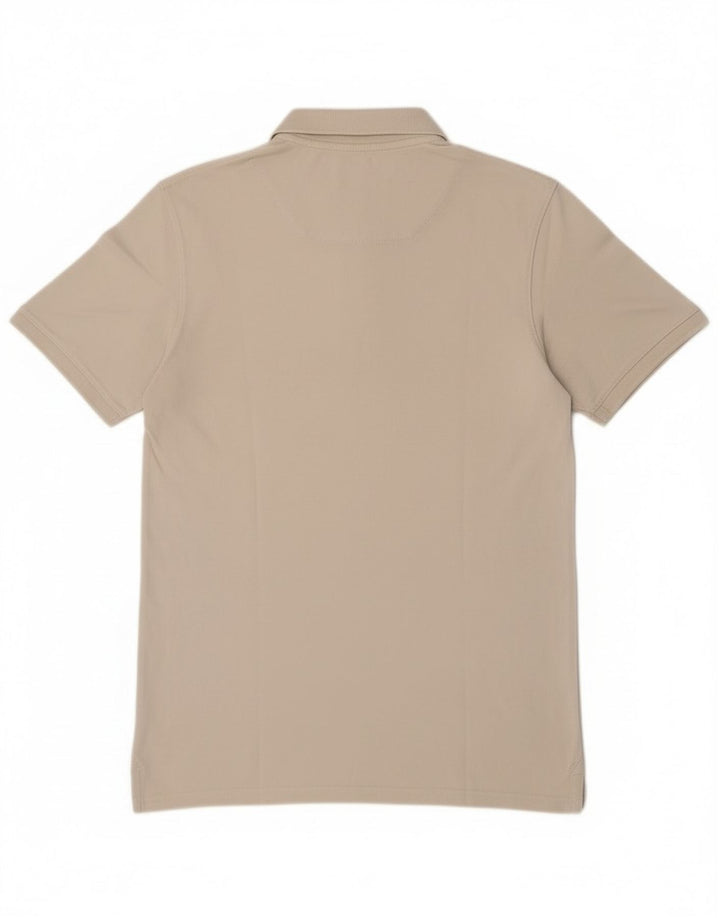 Cămașă polo Timberland Slim Fit pentru bărbați, bumbac mediu bej