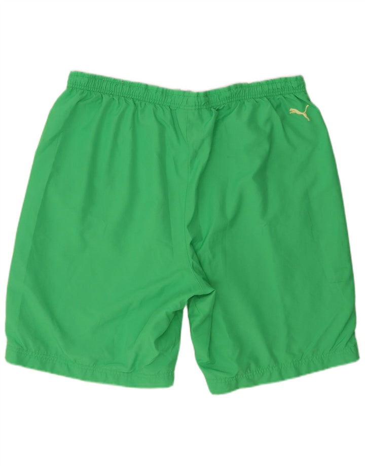Pantaloni scurți Puma Graphic Sport pentru bărbați XL, verde, poliester