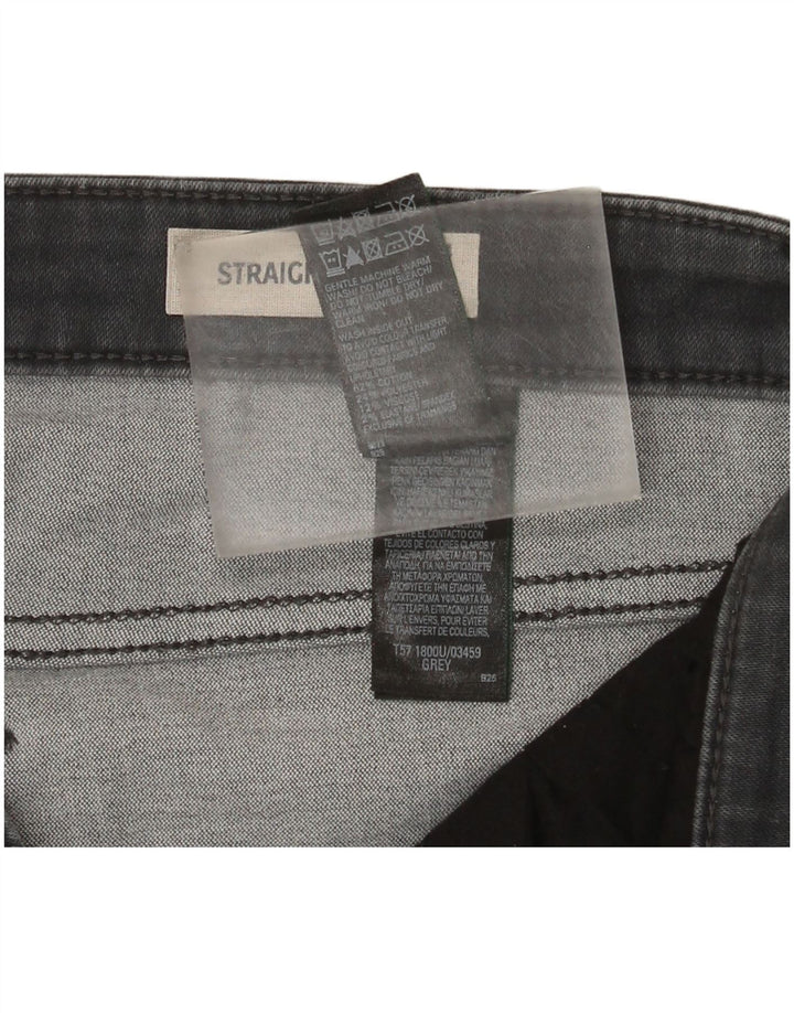 Blugi drepti obișnuiți pentru femei Marks & Spencer UK 14 Large W32 L30 Gri