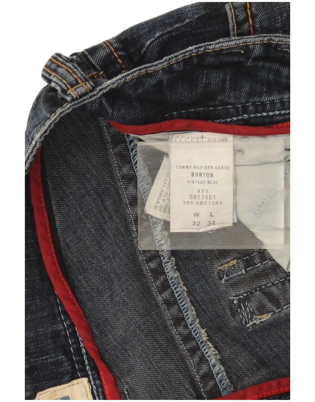 Blugi drepti pentru femei Burton W32 L30 bumbac bleumarin