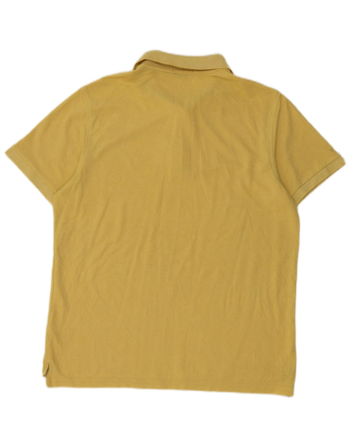 Tricou polo pentru bărbați Lyle & Scott, bumbac galben mare