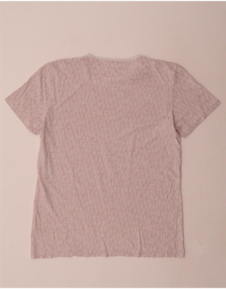 Tricou pentru bărbați Fat Face Top Medium Pink Paisley Bumbac