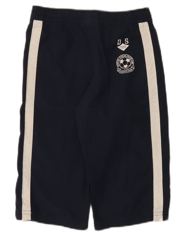 Pantaloni scurți sport grafic Nike pentru băieți 5-6 ani, medii, albastru bleumarin, color block