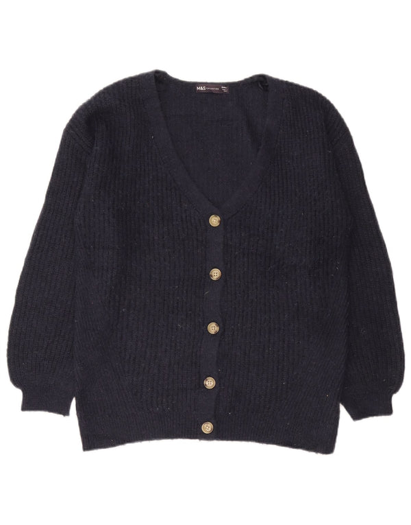 Pulover cardigan supradimensionat pentru femei Marks & Spencer UK 10 Mic bleumarin