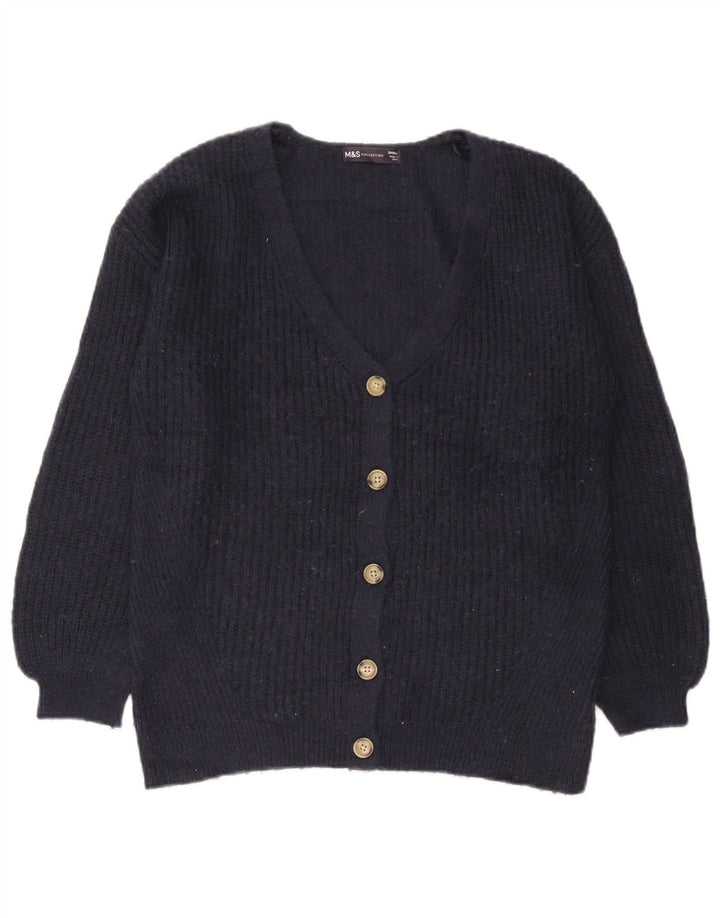 Pulover cardigan supradimensionat pentru femei Marks & Spencer UK 10 Mic bleumarin