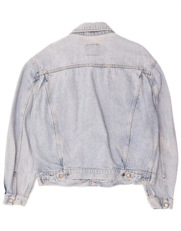 Jachetă de blugi pentru bărbați SPITFIRE UK 38, bumbac albastru mediu