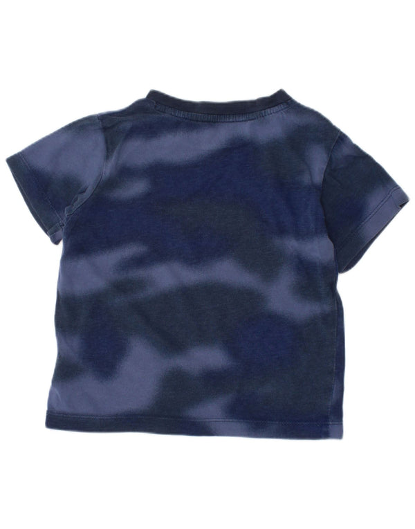 Adidas Baby Boys Tricou grafic Top 12-18 luni Bleumarin Tie Dye Bumbac