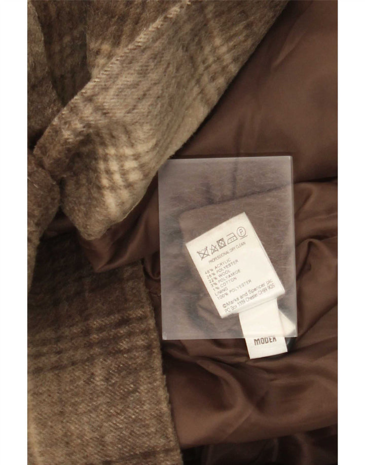 Palton pentru femei Marks & Spencer UK 18 XL, maro, acrilic