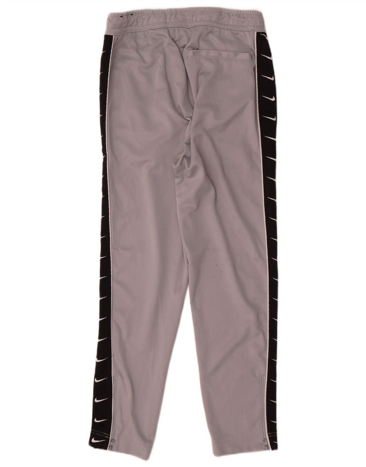 Pantaloni de trening grafic Nike pentru bărbați, gri mici, poliester color bloc