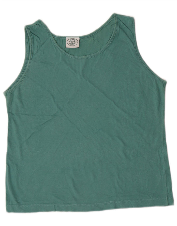 Top cu vestă crop pentru femei Laura Ashley UK 12 verde mediu