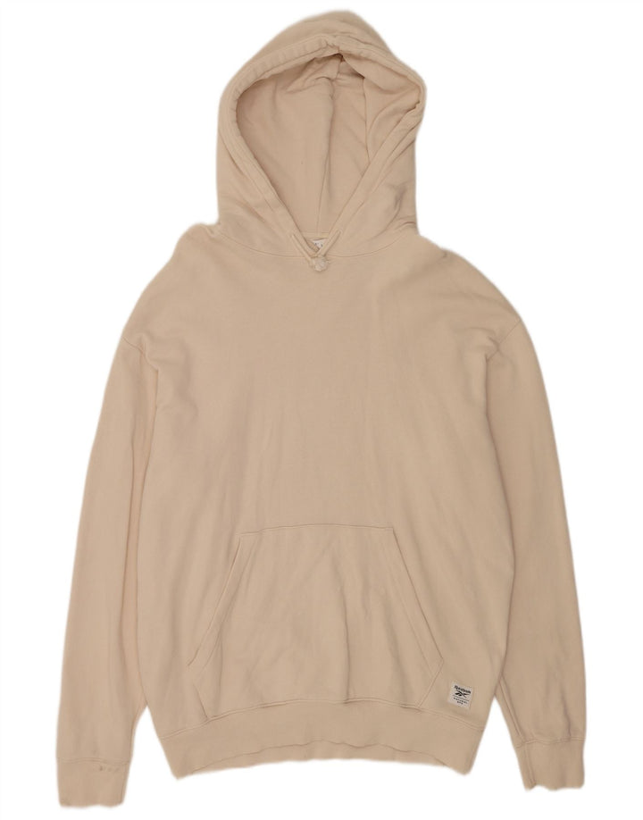 Jumper Reebok pentru bărbați, mare din bumbac alb