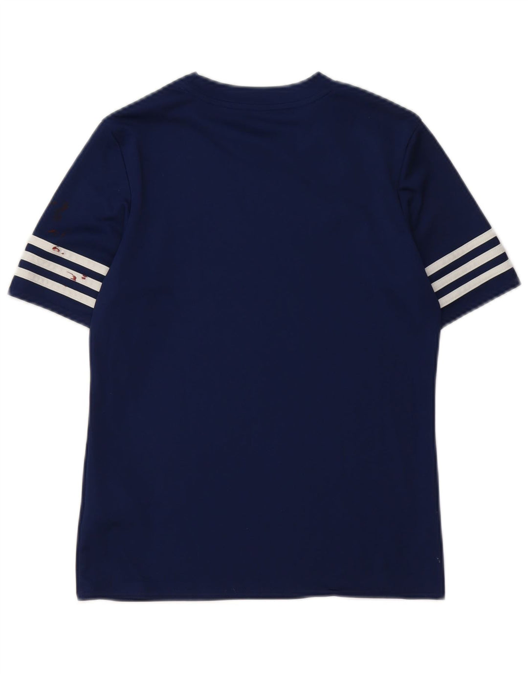 Tricou Adidas Climalite pentru baieti Top 11-12 ani Poliester mare bleumarin
