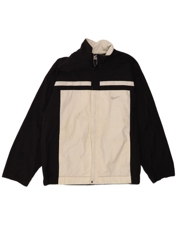 Jachetă de trening pentru bărbați Nike, XL, negru, nailon color bloc