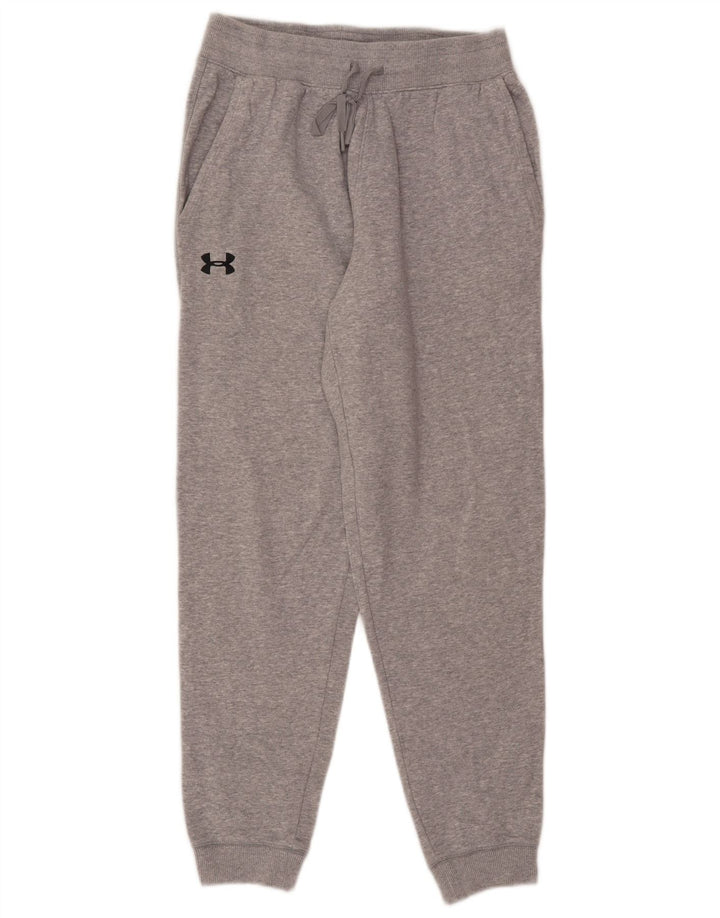 Pantaloni de trening pentru bărbați Under Armour Pantaloni de jogging, bumbac cu pete gri mediu