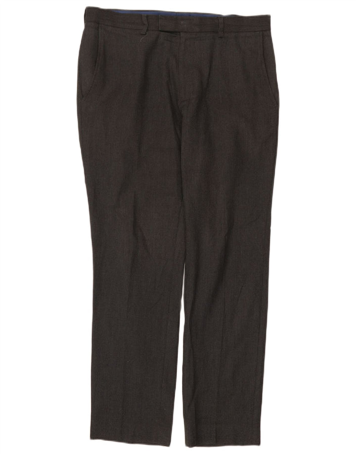 Marks & Spencer Pantaloni slim pentru bărbați L32 L29 Poliester gri