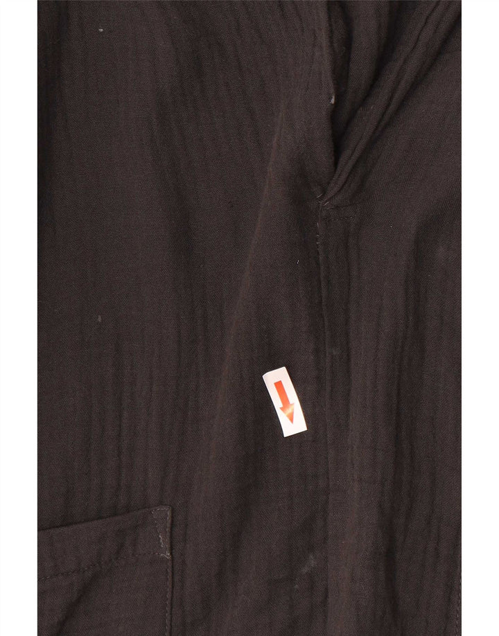 Bluză supradimensionată cu mâneci 3/4 pentru femei Zara UK 12 Medium Negru