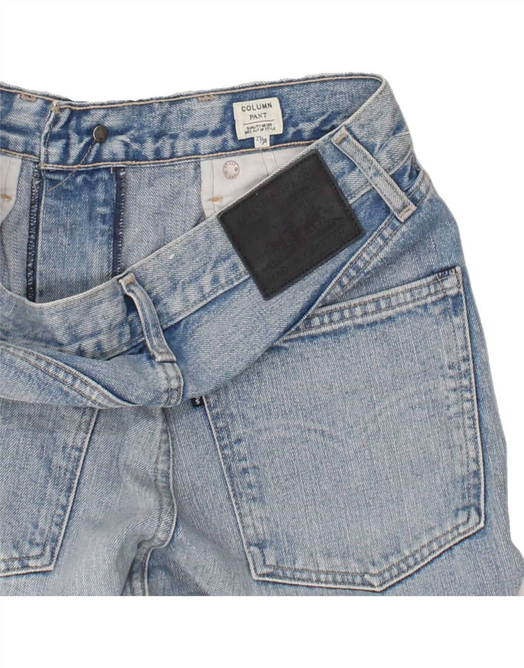 LEVI'S Womens Capri Jeans W27 L21 Blue Cotton Vintage Levi's and Second-Hand Levi's from Messina Hembry 
