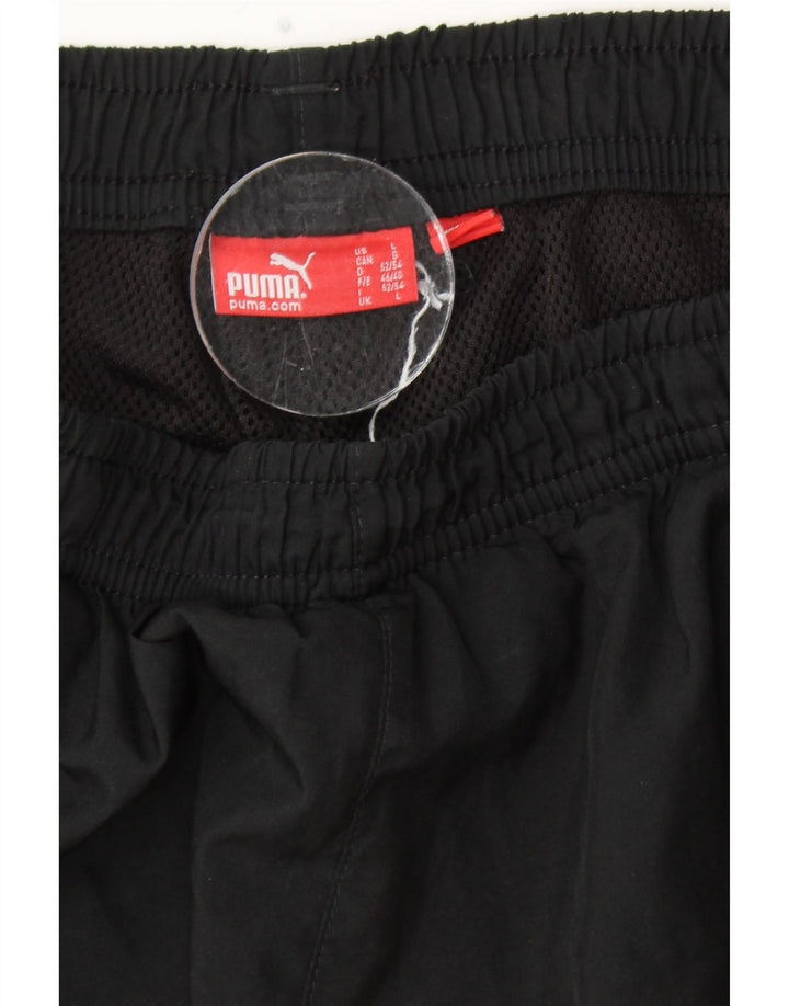 Pantaloni de trening PUMA Graphic Capri pentru bărbați, mari, negri
