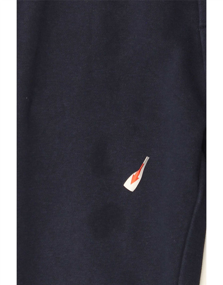 Pantaloni de trening Fila pentru bărbați, bumbac mediu albastru bleumarin