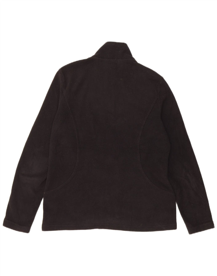 Jachetă fleece pentru femei Marks & Spencer UK 12 Poliester mediu negru