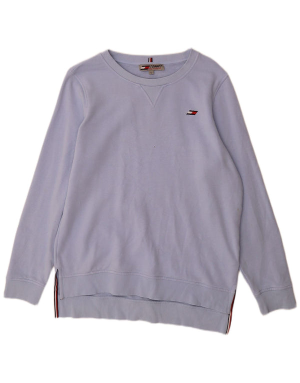Pulover pentru damă Tommy Hilfiger Pulover UK 16 mare, albastru, bumbac