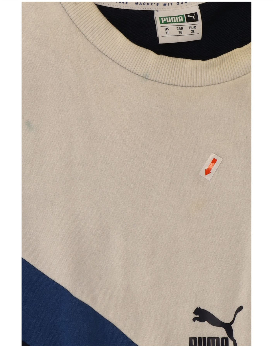 Pulover pentru bărbați Puma Pulover XL Bleumarin Colorblock