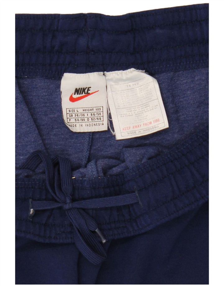 Pantaloni scurți sport Nike pentru bărbați, mari, albastru, poliester