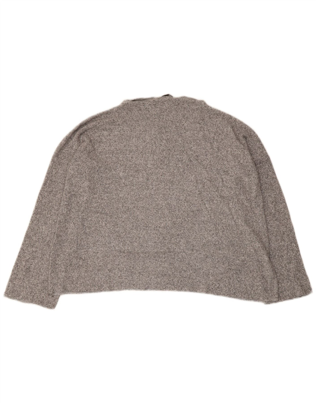 Top pentru femei Zara cu mânecă lungă UK 14 Medium Gri Pete
